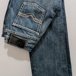 Men's Relaxed Fit Blue Denim Jeans